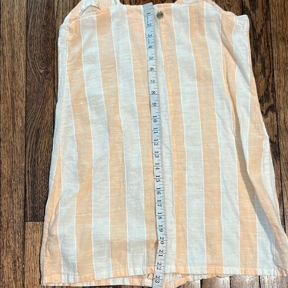 RipCurl linen Cream and White Buttoned Camisole Top - Picture 7 of 7